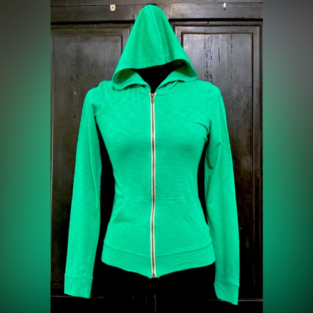 Curfew Green hoodie zipper jacket - Size Small